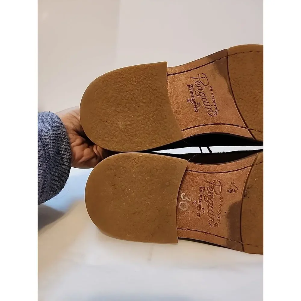 Penguin Mens Size 9 M Brown Suede Leather Dress Boots Ankle